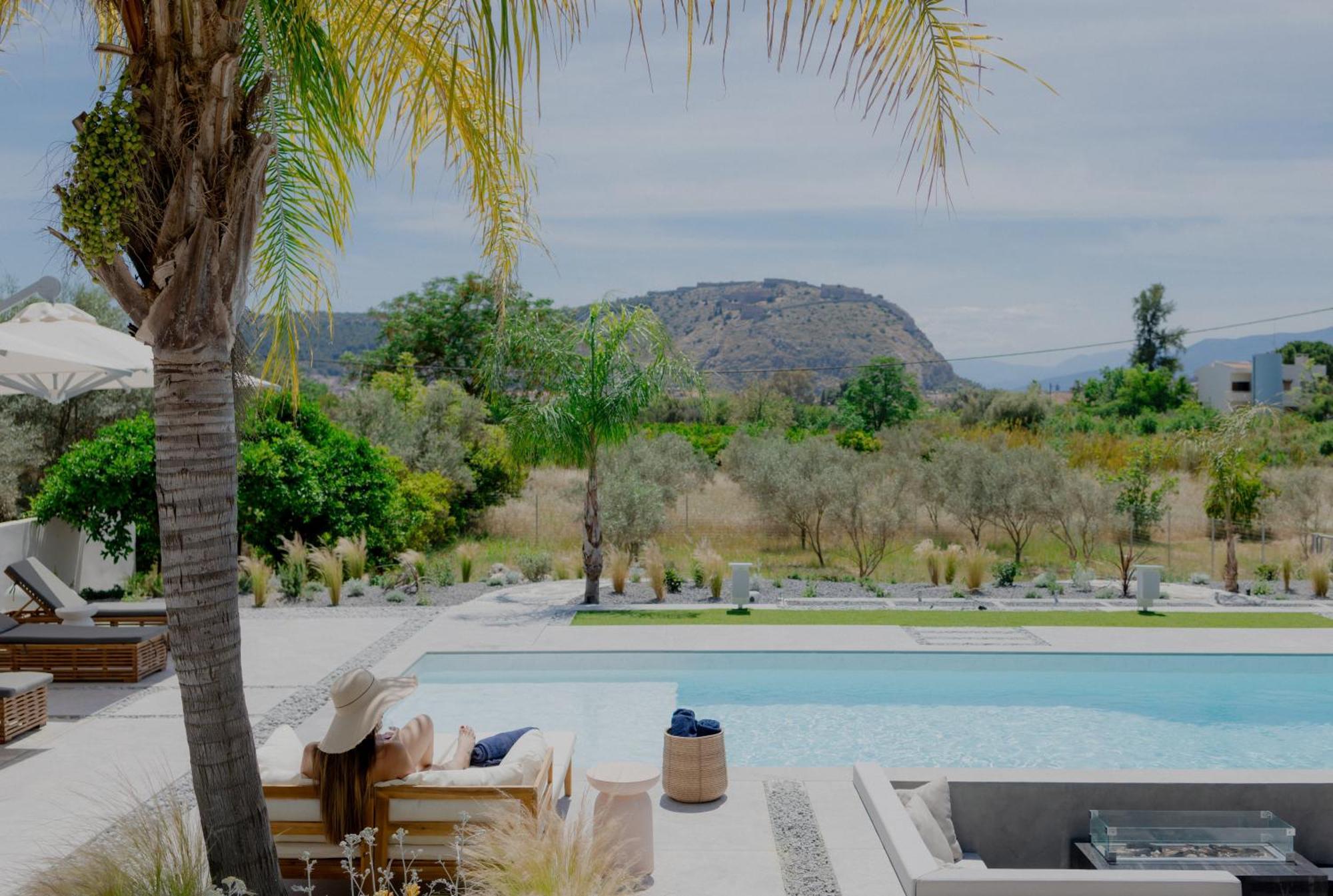 Nafplio Blue Topaz Poolside Villa Экстерьер фото